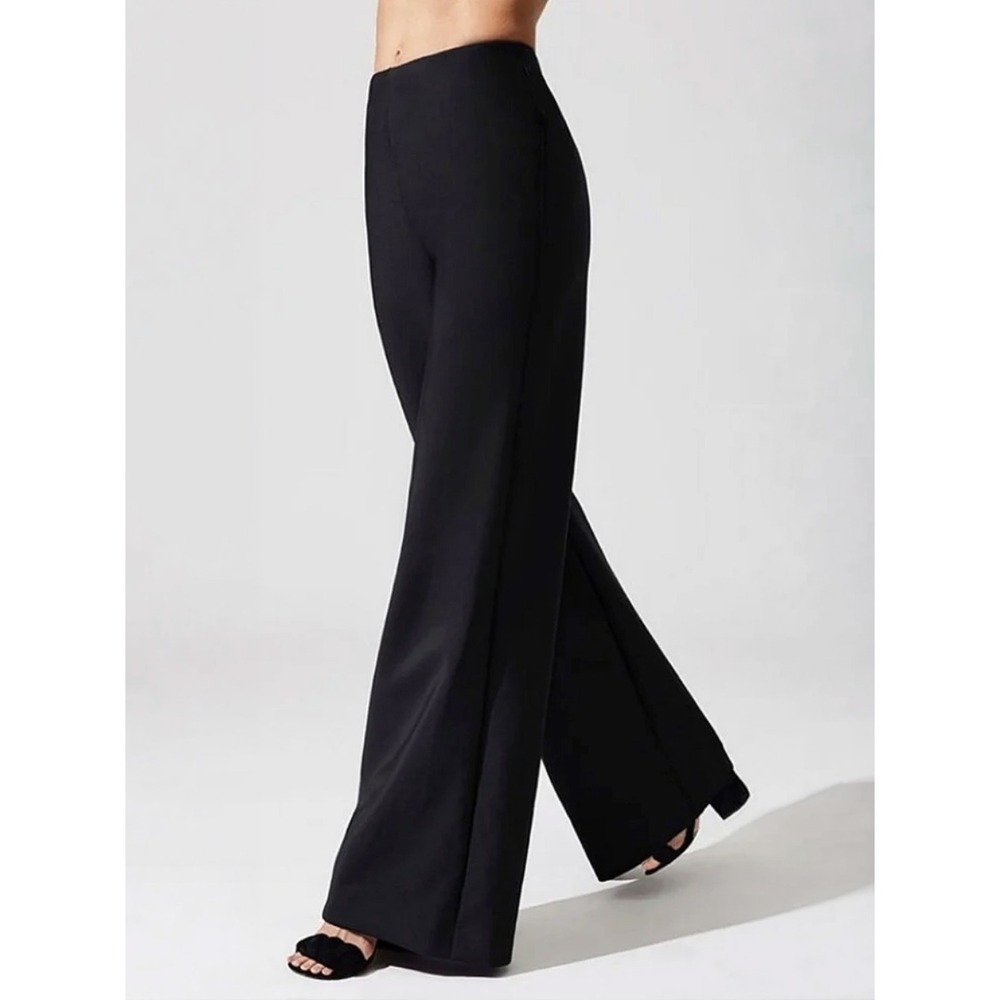 Carbon38 Classic Wide-Leg Trousers In Black Medium - Picture 4 of 13